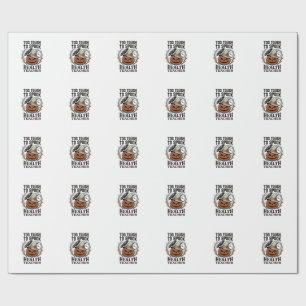 Health Teacher Halloween Shirt Vintage Engraved Pu Wrapping Paper