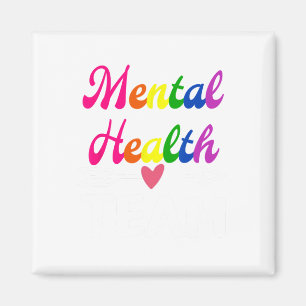 Health Team Awareness Therapist Men Women Supporte Magnet
