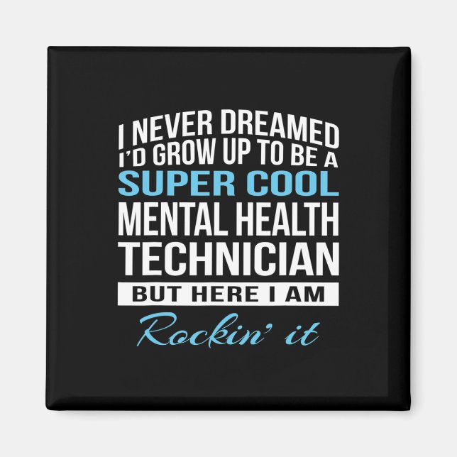 Health Technician Fun Gift  Magnet (Front)