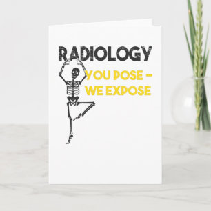 Health Technician Student Radiologist X-ray Card