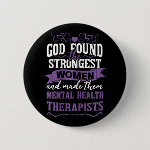 Health Therapist  6 Cm Round Badge
