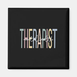 Health Therapist Boho Mental Health Therapy Magnet