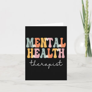 Health Therapist Week Groovy Appreciation Day Wome Card