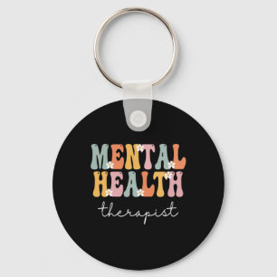 Health Therapist Week Groovy Appreciation Day Wome Key Ring