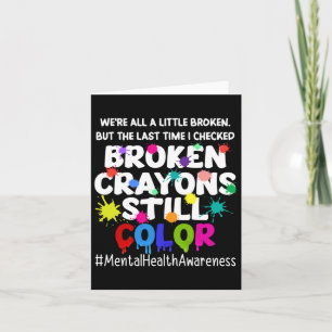 Health Therapy Depression Awareness Mens  Card