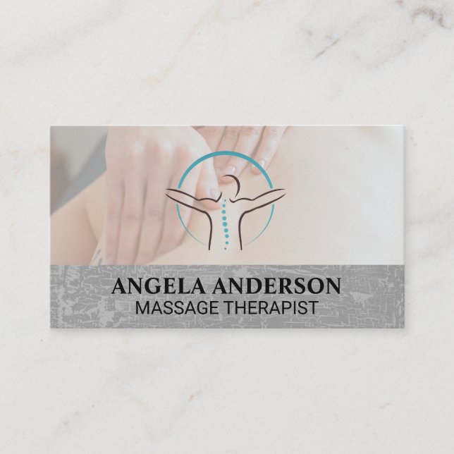 Health Therapy | Massage Spa Business Card (Front)