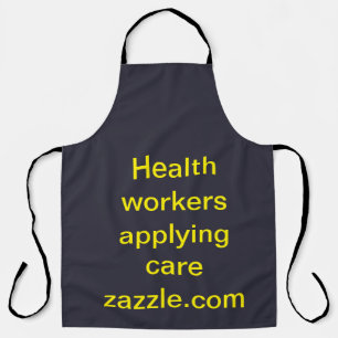 health tshirt apron