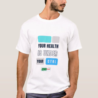 Health Under Control Tee (White Colour)