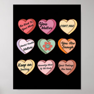 Health Valentines Mental Health Problem Counsellor Poster