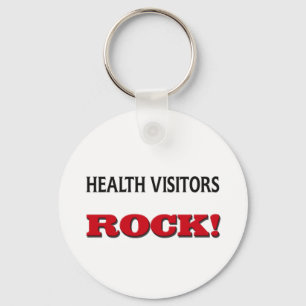 Health Visitors Rock Key Ring