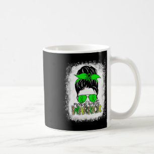Health Warrior Messy Bun Mental Health Awareness Coffee Mug