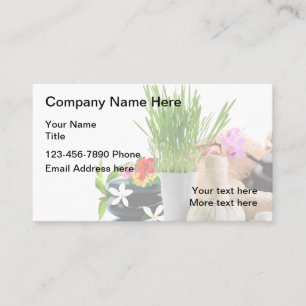 Health Wellness Business Card