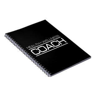 Health Wellness Coach Fitness Personal Trainer Gym Notebook