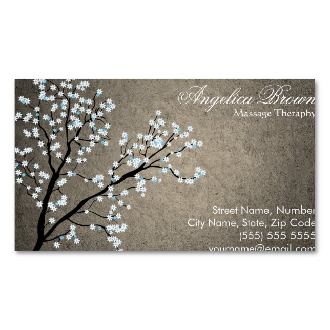 Health & Wellness Magnetic Business Card (Front)