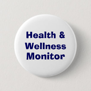 Health & Wellness , Monitor 6 Cm Round Badge
