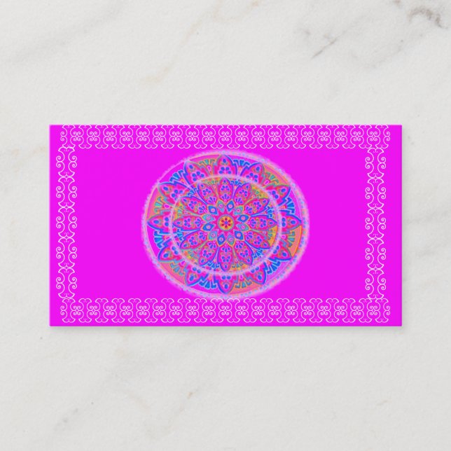 Health Wellness Spa Yoga Business Card (Front)