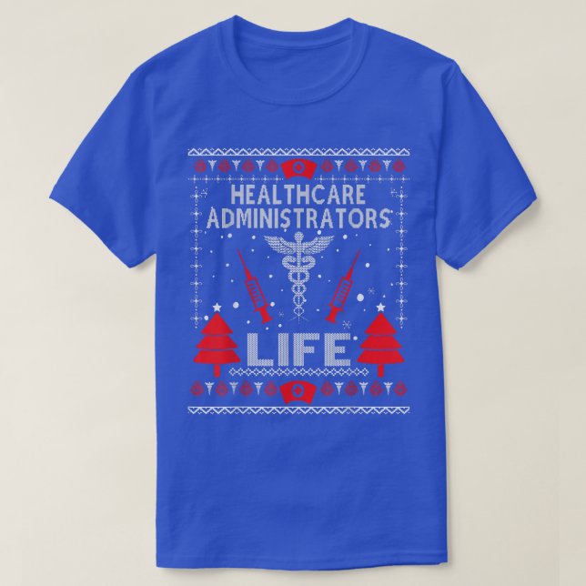 Healthcare Administrators Ugly Christmas Sweaters  (Design Front)