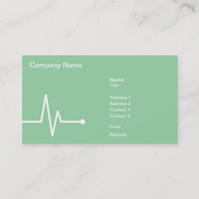 Healthcare - Business Business Card (Front)