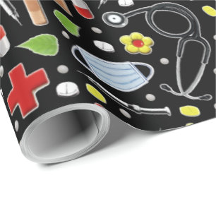 Healthcare Gift Wrapping Paper