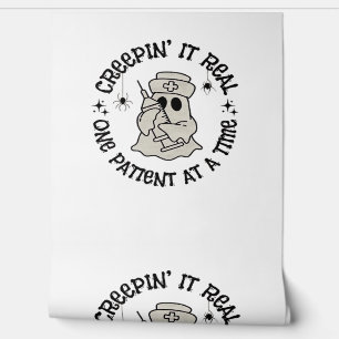 Healthcare Halloween, Creeping It Real One Patient Wallpaper