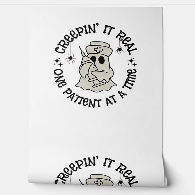 Healthcare Halloween, Creeping It Real One Patient Wallpaper (Unrolling)
