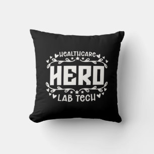 Healthcare Hero Lab Tech Laboratory Technician Cushion