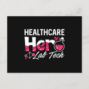 Healthcare Hero Lab Tech Laboratory Technician Postcard