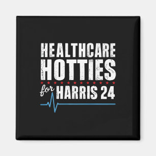 Healthcare Hotties For Kamala Harris 24 Premium  Magnet