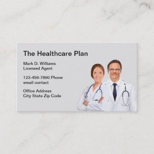 Healthcare Insurance Broker Business Cards