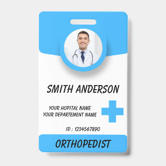 Healthcare Nurse Photo ID Badge Card