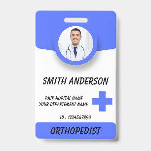 Healthcare Nurse Photo ID Badge Card