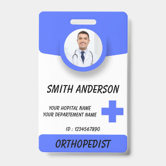 Healthcare Nurse Photo ID Badge Card