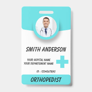 Healthcare Nurse Photo ID Badge Card