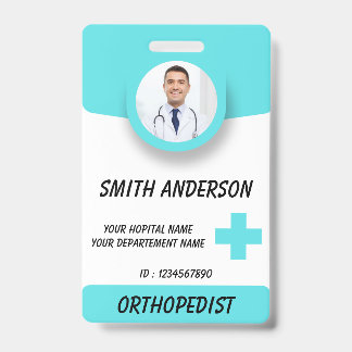 Healthcare Nurse Photo ID Badge Card