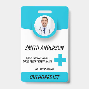 Healthcare Nurse Photo ID Badge Card