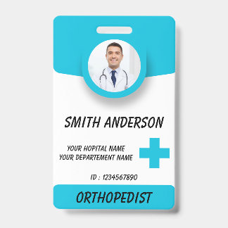 Healthcare Nurse Photo ID Badge Card
