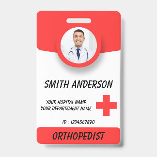 Healthcare Nurse Photo ID Badge Card