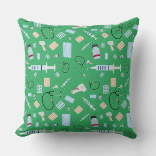 Healthcare Physician Medical Supplies Pattern Cushion