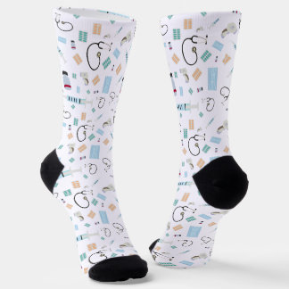 Healthcare Physician Medical Supplies Pattern Socks