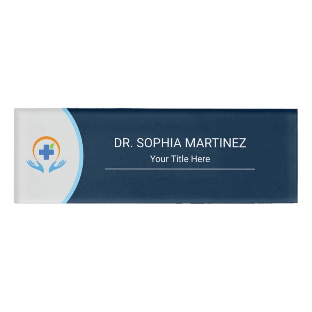 Healthcare Professional Name Tag (Front)