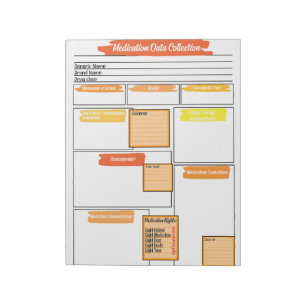 Healthcare Student Medication Template  Notepad