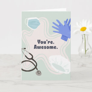 Healthcare Worker Encouragement Blank Card