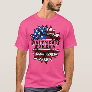 Healthcare Worker Love What Sunflower You Do LWYD T-Shirt
