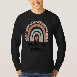 Healthcare Worker Rainbow Frontline Workers Apprec T-Shirt