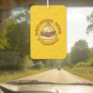 Healthier Food Pyramid Car Air Freshener
