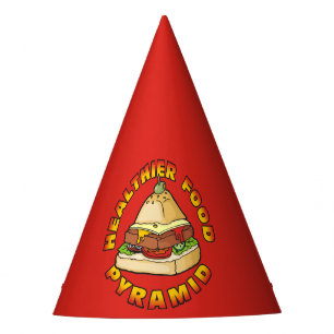 Healthier Food Pyramid Party Hat