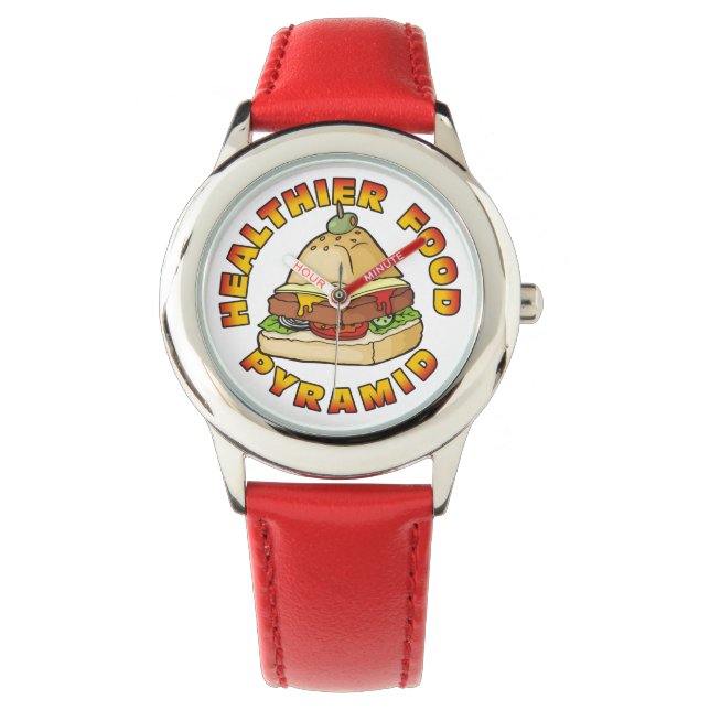 Healthier Food Pyramid Watch (Front)