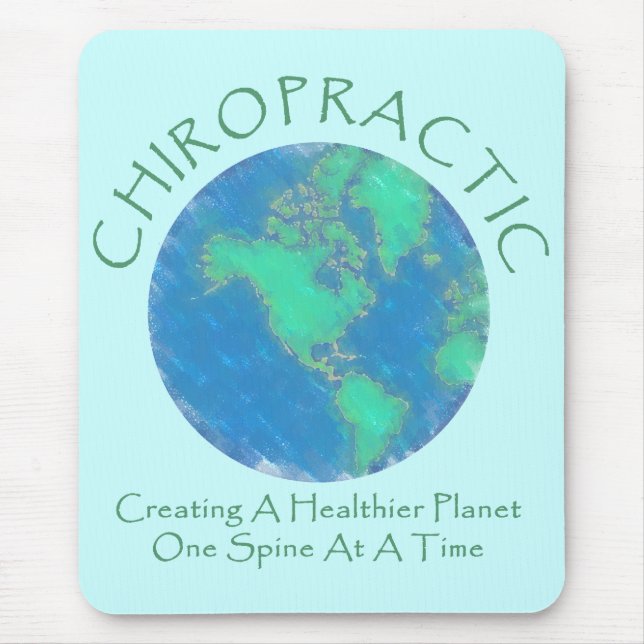 Healthier Planet Chiro Mousepad (Front)