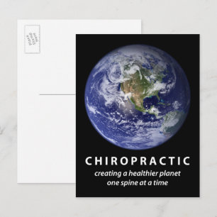 Healthier Planet Chiropractic Postcard