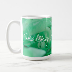 Healthy And Natural Green Leaves Mug Cup